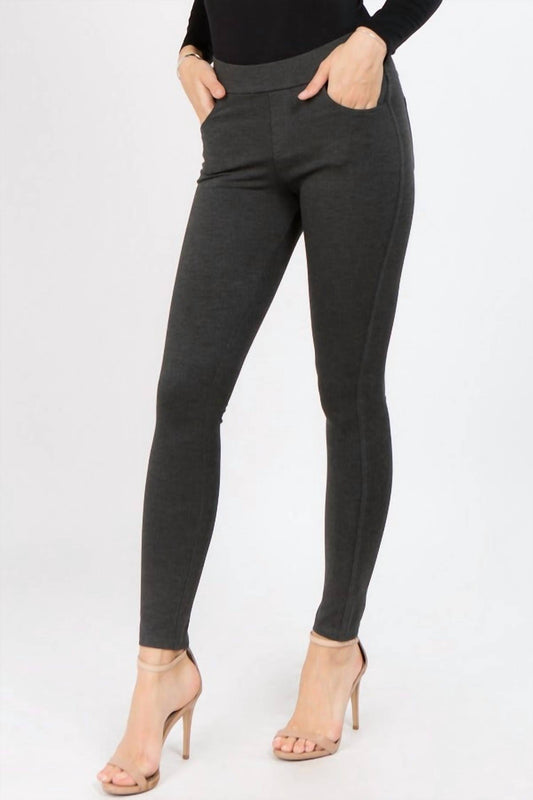 Yelete - Women's Four Pocket Ponte Pants