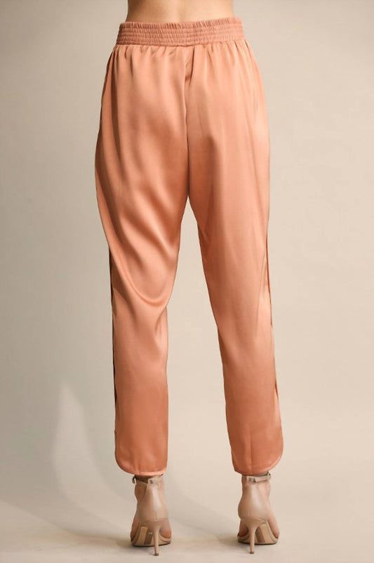 Straight Leg Satin Pants