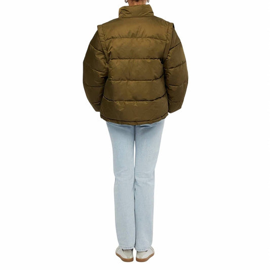 We Wore What - Zip Off Sleeve Puffer Jacket