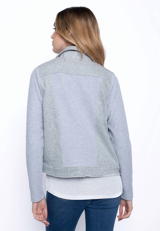 Picadilly - Rib Button-Up Jacket