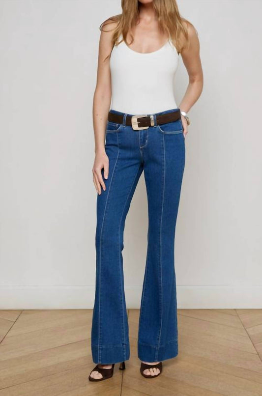L'Agence - Lenora Low Rise Flare Jeans