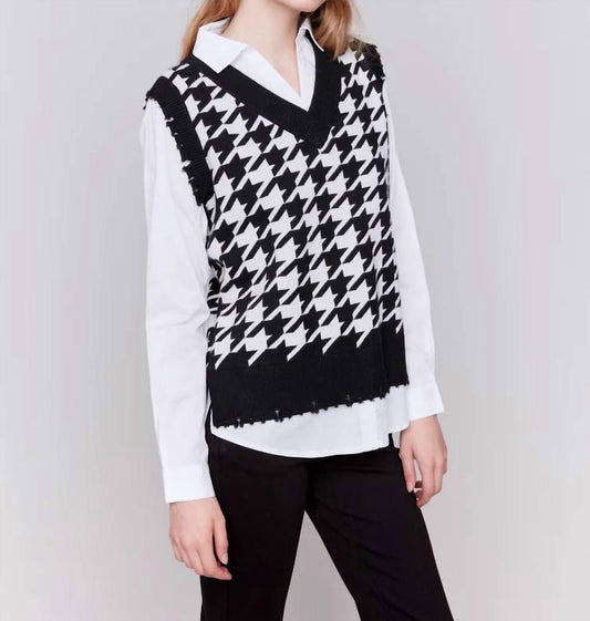 Charlie B - Houndstooth Shirt