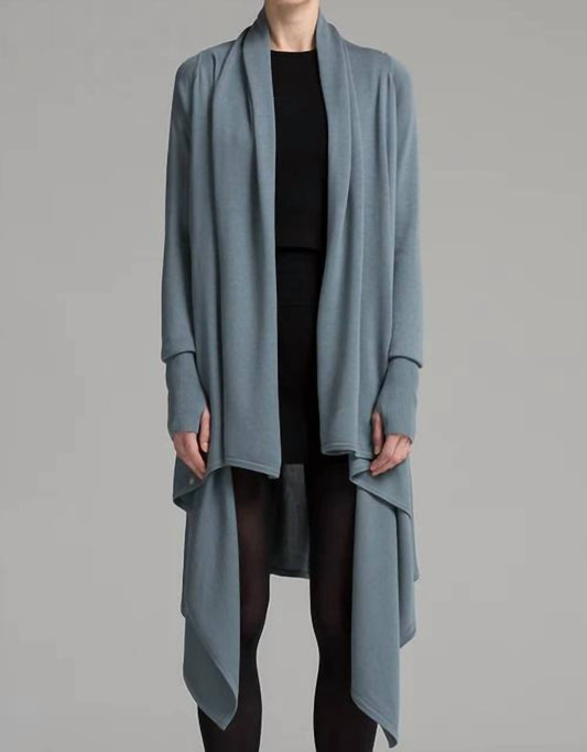 Nfp - Long Sleeve Wrap Snap Tunic Sweater/dress