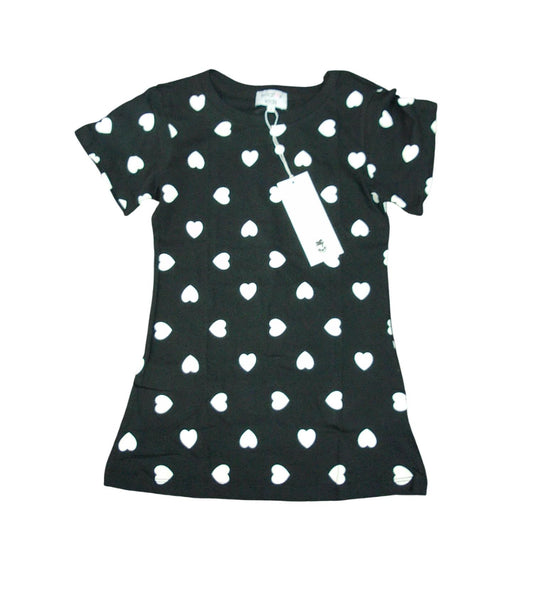 Wildfox - Girls White Hearts Print Tee