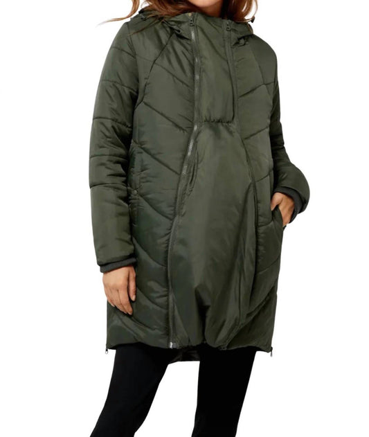 Modern Eternity - Harper 3 In 1 Maternity Coat Cocoon Mid Thigh