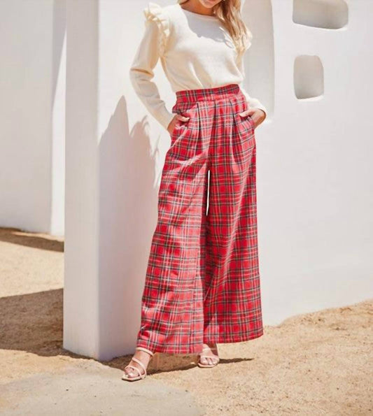 Jodifl - Check Wide Leg Pant