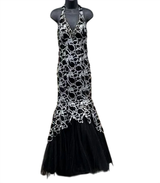 Blush Prom - Sequin Mermaid Gown