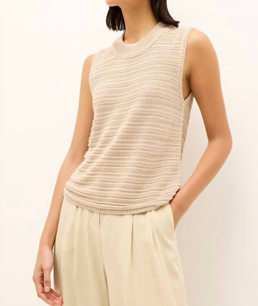 Marie Oliver - Nev Crew Neck Sleeveless Top