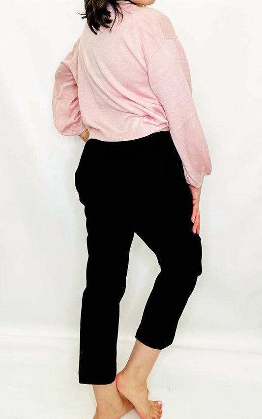 Tribal - Audrey Pull-on Straight Crop Jeans