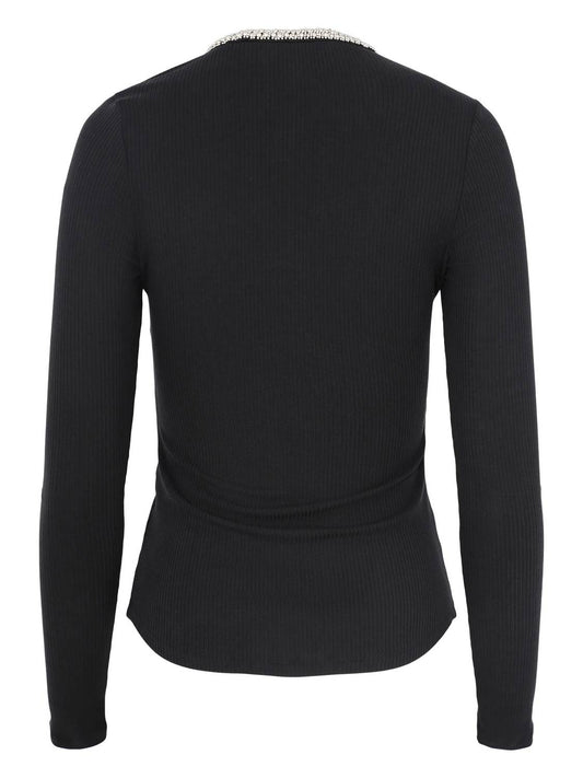 Simkhai - Janay Long Sleeve U-Neck Top