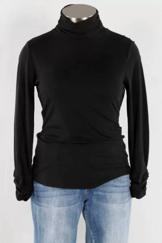 Habitat - Women's Ruched Turtleneck Top