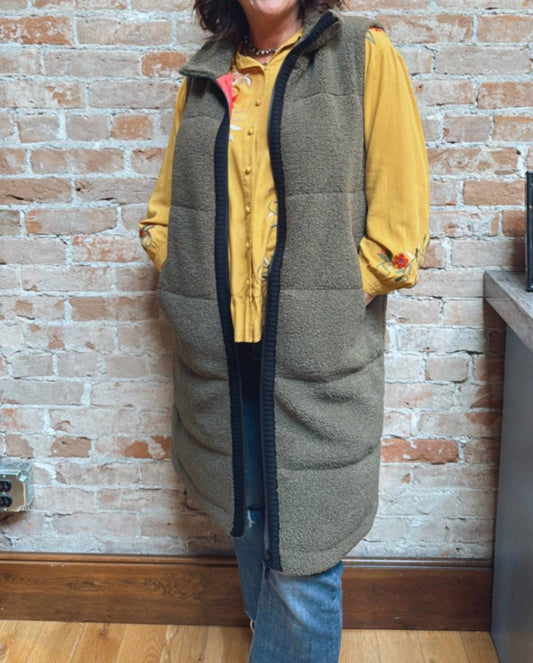 Krimson Klover - Kira Fleece Long Vest