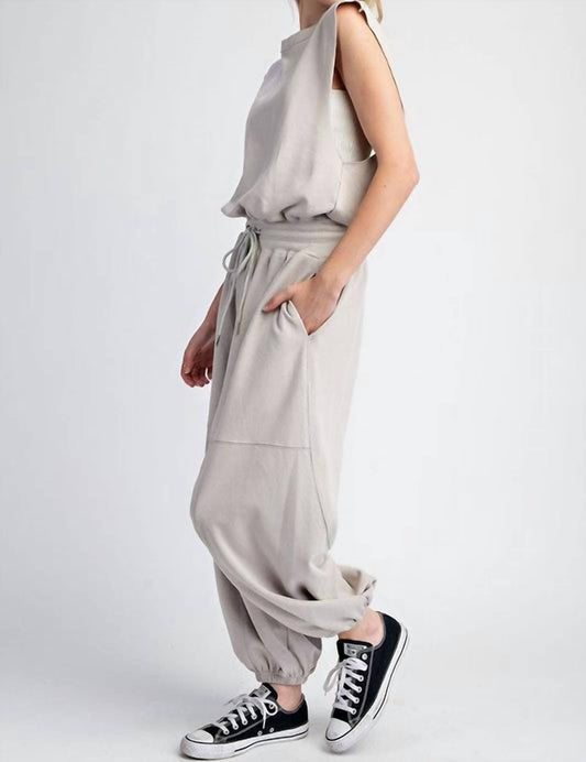 Ee:Some - Mineral Washed Jumpsuit