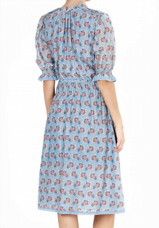 M.A.B.E. - Ara Print Midi Dress