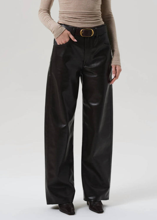 Agolde - Ayla Baggy Recycled Leather Pants