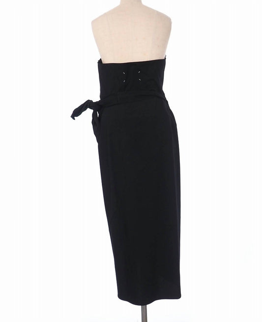 Maison Margiela - STRAPLESS WRAP-STYLE DRESS