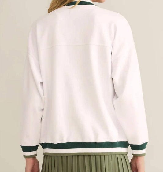 Z Supply - Hampton Zip Up Varsity Jacket