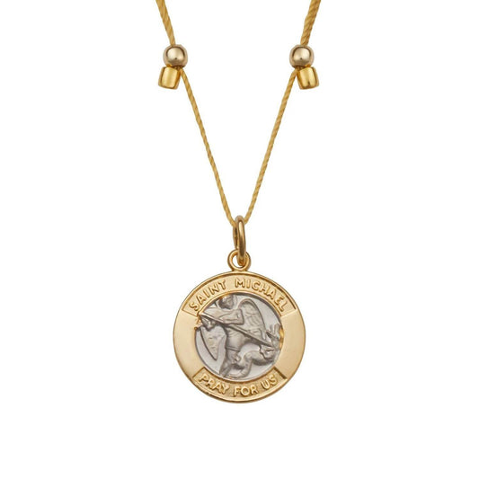 &Livy - Saint Michael Necklace - Snagged & Bagged