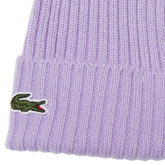 Lacoste - Ribbed Wool Beanie - Unisex