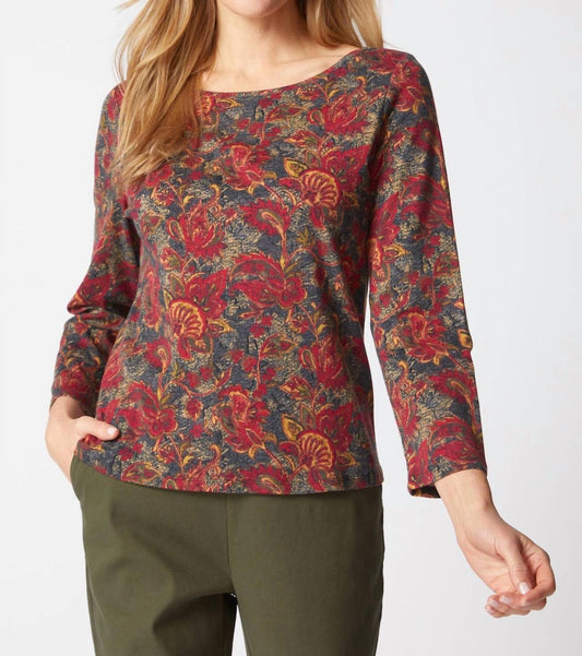 Habitat - Cozy Rib Paisley Everyday Tee