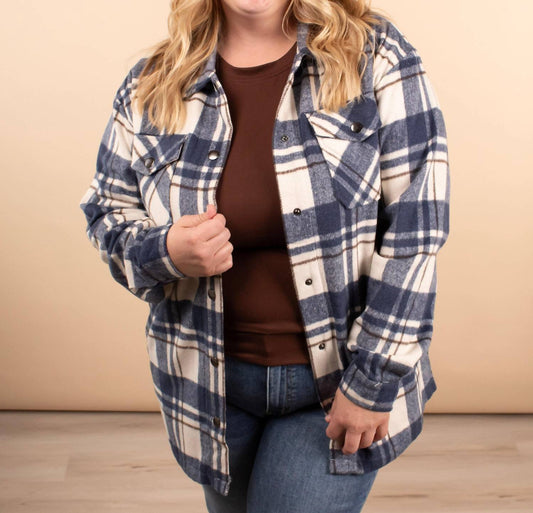 Michelle Mae - Element Plaid Shacket