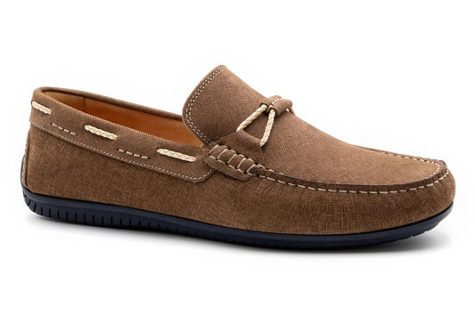 Martin Dingman - Men's Bermuda Nubuck Braided Bit Loafers