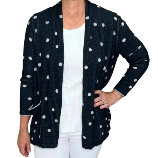 Habitat - Double Faced Dot Cardigan