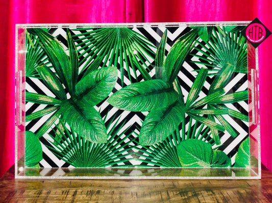 Hamlet Products - 14 x 22 Geometric Leaf Tray