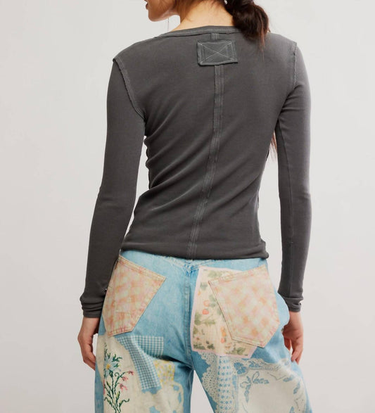 Free People - Jamie Henley Long Sleeve Tee