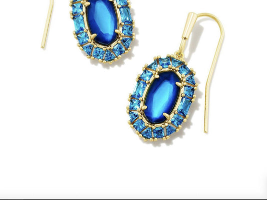 Kendra Scott - Lee Crystal Frame Drop Earrings
