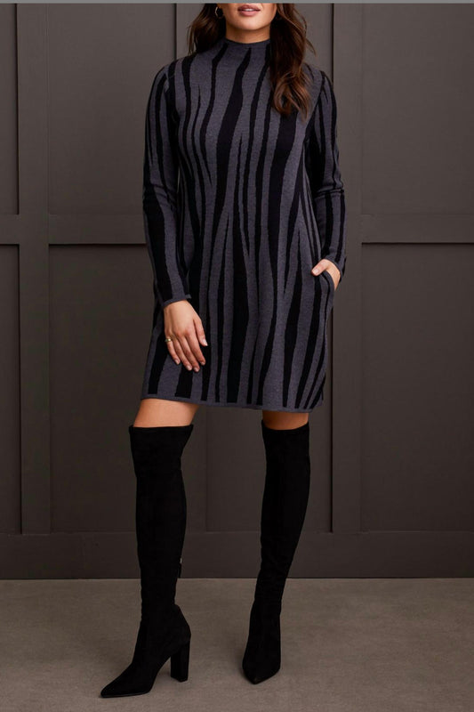 Tribal - Jaquard Sweater Dress