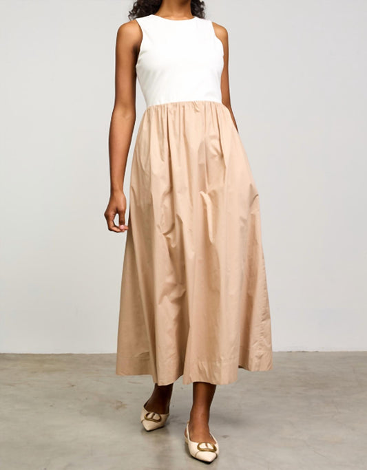 Skies Are Blue - Whitlee Two-tone Maxi Dress