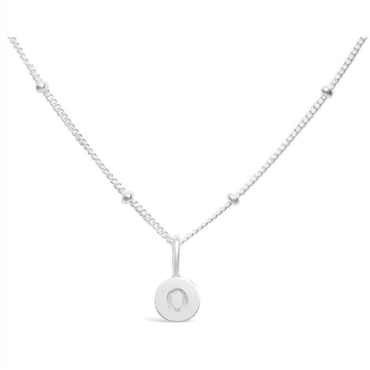 Stia - Women's Love Letters Mini Disk Letter Necklace