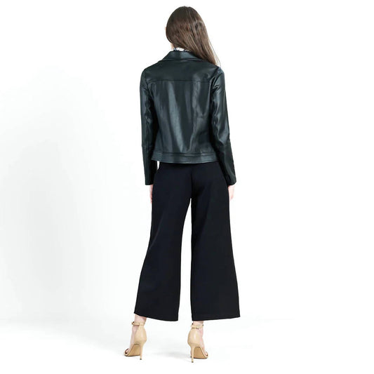 Clara Sunwoo - Liquid Leather Moto Jacket