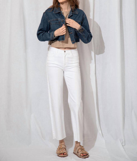 Just Black Denim - Mid Rise Slim Palazzo Jeans