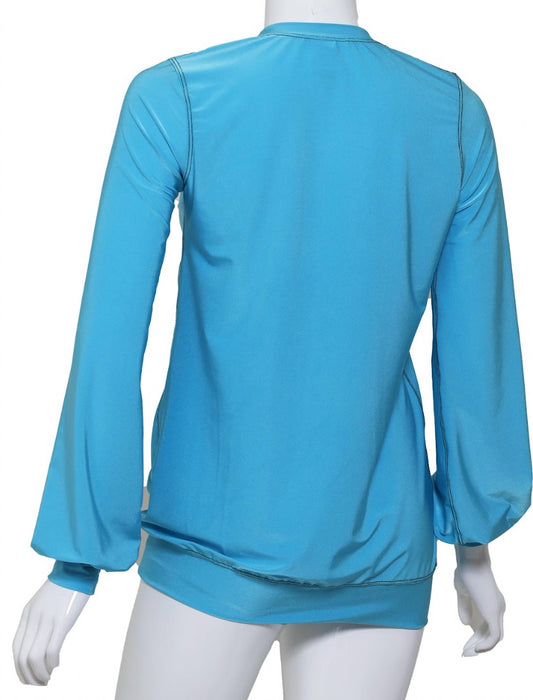 Love Love Tennis - Women's Long Sleeve Warm Up Top