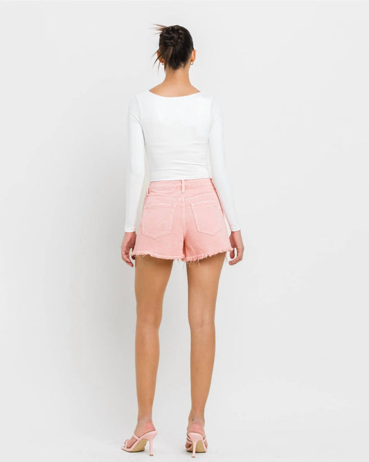 Vervet By Flying Monkey - Vervet Frayed Hem Shorts
