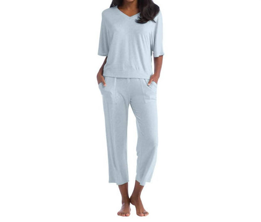 Softies - Dream Relaxed V-neck With Capri Lounge Set