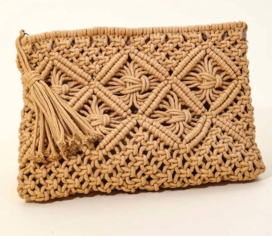 La Miel - Women's Solara Macramé Bag