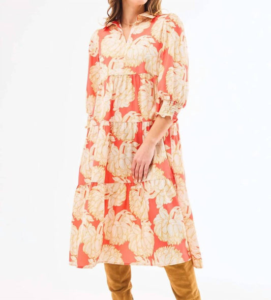 Mary Square - Eleanor Fall Floral Dress