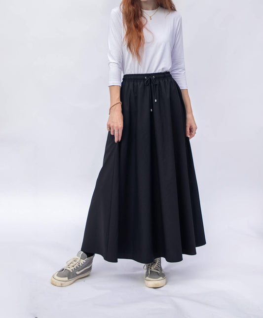 Tonet - Cotton Drawstring Skirt