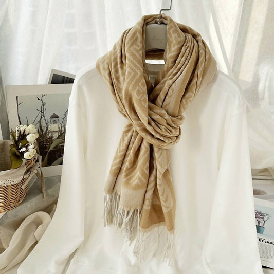 Touch Of Style - Women's Reversible Winter Scarf