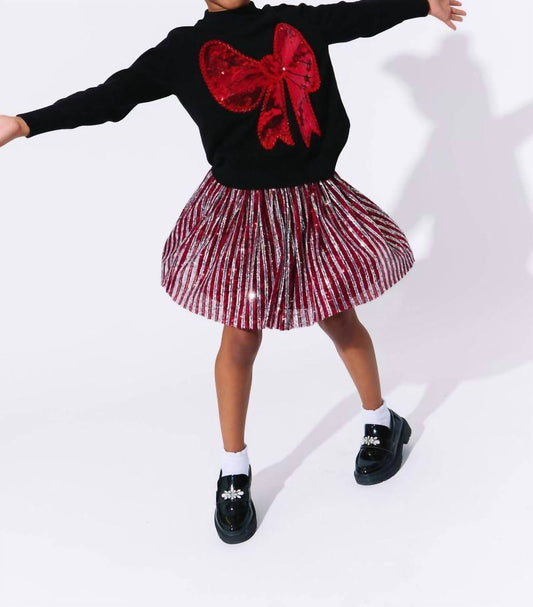 Lola + The Boys - Kid's Big Bow Sweater