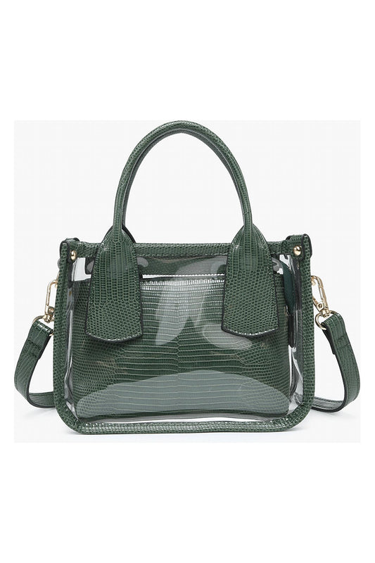 Jen & Co. - Women's Stacey Clear Satchel