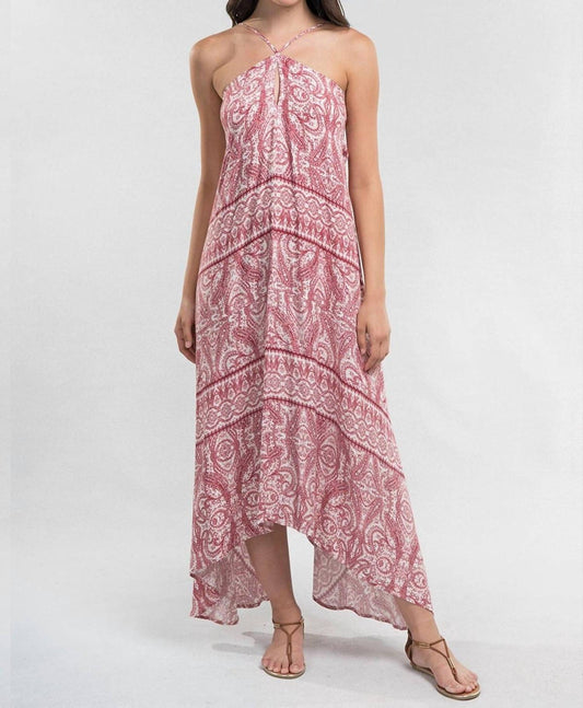 Lovestitch - Bluebell Halter Maxi Dress