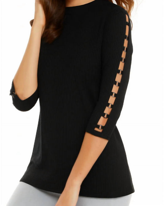 French Kyss - Detail Sleeve Top