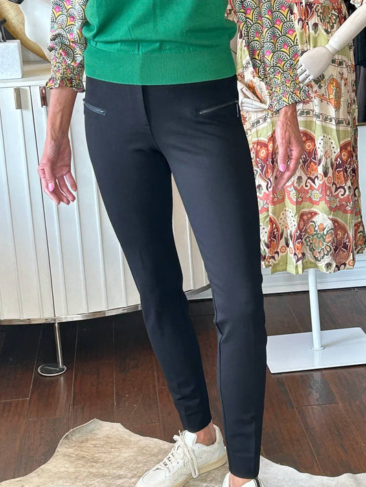 Insight - Scuba Pants With Slanted Zipper