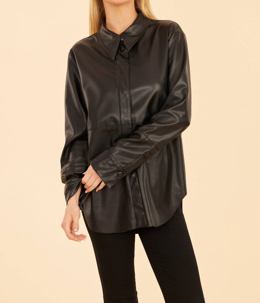 Dolce Cabo - Vegan Leather Shirt