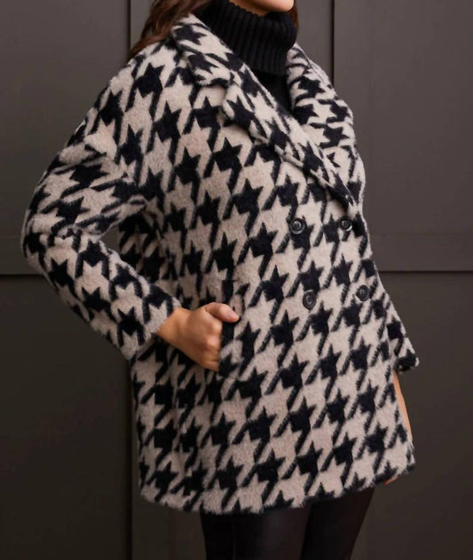 Tribal - Houndstooth Double Breast Coat