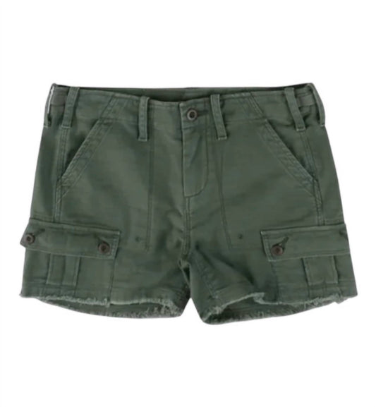 G1 - Women's Drill Cargo Shorts